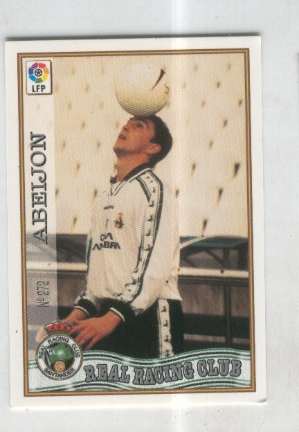 Cromo Liga 97/98: Real Racing Club numero 272: Abeijon