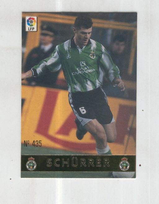 Cromo Liga 97/98: Real Racing Club numero 435: Schurrer