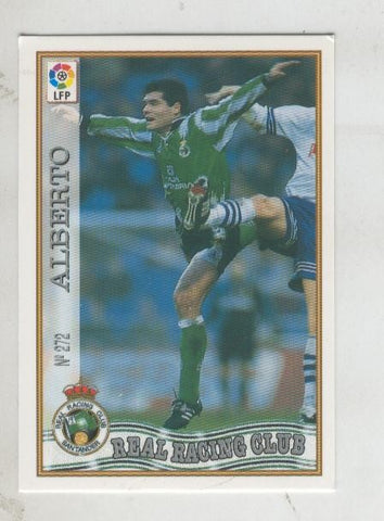 Cromo Liga 97/98: Real Racing Club numero 272: Alberto