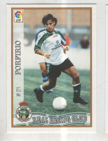 Cromo Liga 97/98: Real Racing Club numero 271: Porfirio