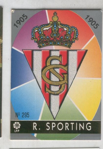Cromo Liga 97/98: R. Sporting numero 295: Escudo