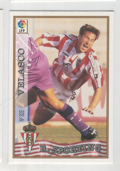 Cromo Liga 97/98: R. Sporting numero 303: Velasco