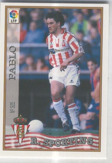 Cromo Liga 97/98: R. Sporting numero 305: Pablo
