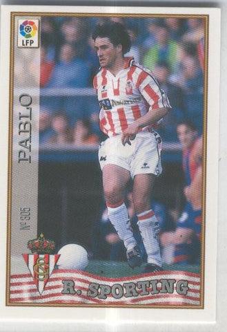 Cromo Liga 97/98: R. Sporting numero 305: Pablo
