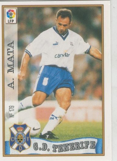 Cromo Liga 97/98: C.D.Tenerife numero 179: A.Mata