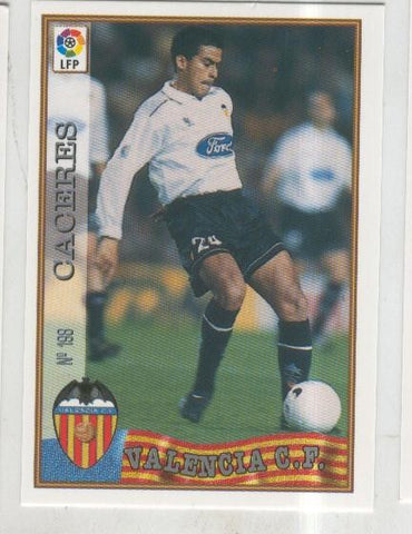 Cromo Liga 97/98: C.F.Valencia numero 198: Caceres