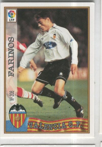 Cromo Liga 97/98: C.F.Valencia numero 206: Farinos
