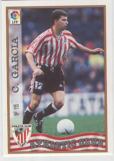 Cromo Liga 97/98: Athletic Club Bilbao numero 115: C.Garcia