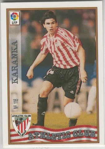Cromo Liga 97/98: Athletic Club Bilbao numero 116: Karanka