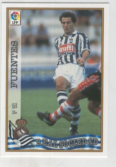 Cromo Liga 97/98: Real Sociedad numero 160: Fuentes