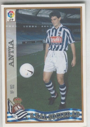Cromo Liga 97/98: Real Sociedad numero 162: Antia