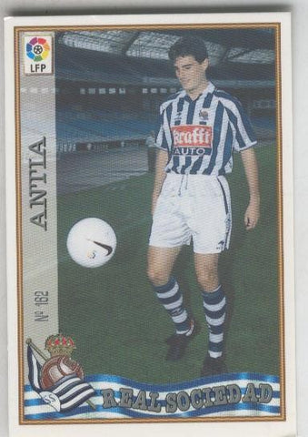 Cromo Liga 97/98: Real Sociedad numero 162: Antia