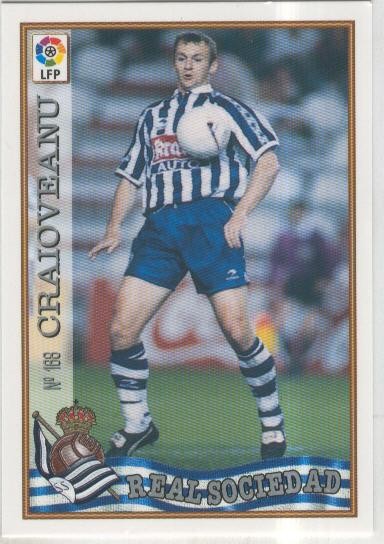 Cromo Liga 97/98: Real Sociedad numero 168: Craioveanu