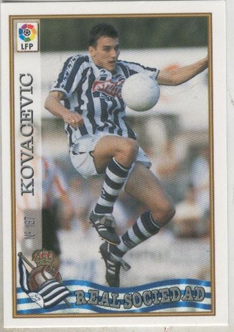 Cromo Liga 97/98: Real Sociedad numero 167: Kovacevic