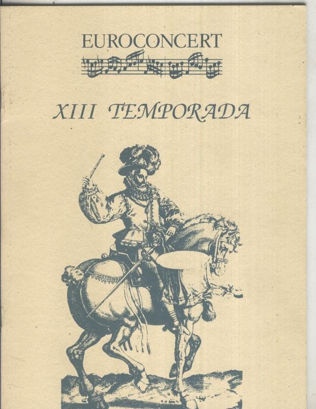 Euroconcert XIII Temporada: Concert 7