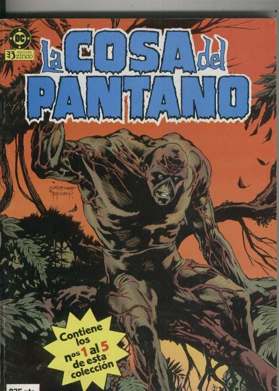 La Cosa Pantano primera serie: retapado 1 al 5