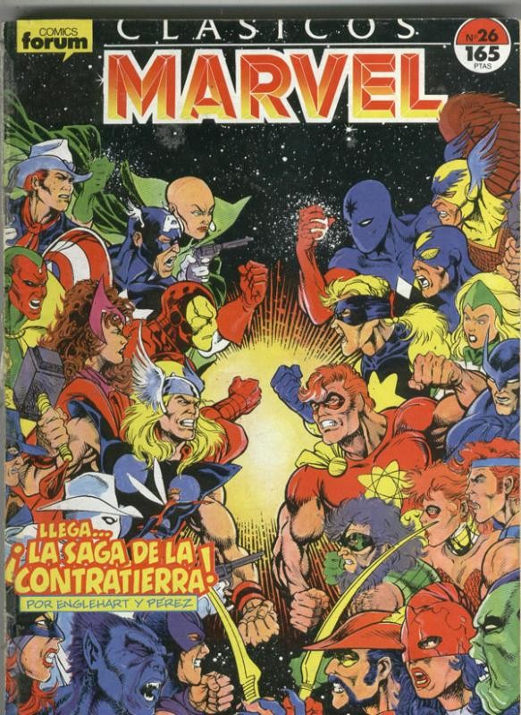 Clasicos Marvel retapado editorial con los numeros 26 al 30 (no conserva cubierta original del retapado)