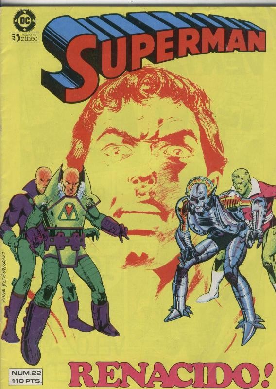 Superman volumen 1 numero 22: Renacido