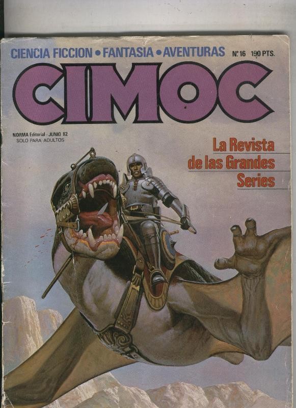 Cimoc revista numero 016: articulo sobre Alix por Vazquez de Parga