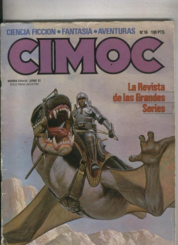 Cimoc revista numero 016: articulo sobre Alix por Vazquez de Parga