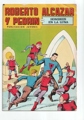 Roberto Alcazar y Pedrin color, numero 209: Hombres en la luna