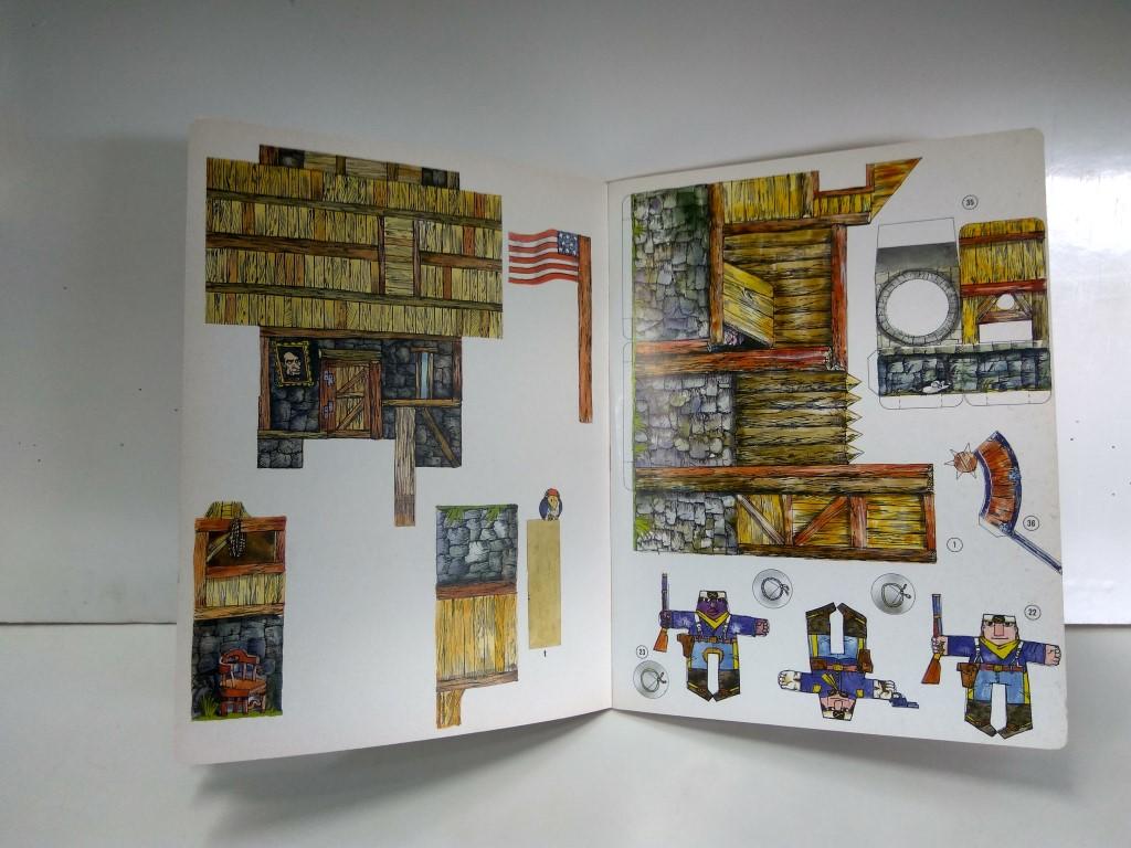 Maquetas Recortables : Construye esta fuerte del oeste