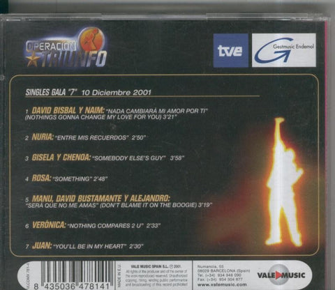 CD: Operacion Triunfo Gala numero 07 del 10.12.2001