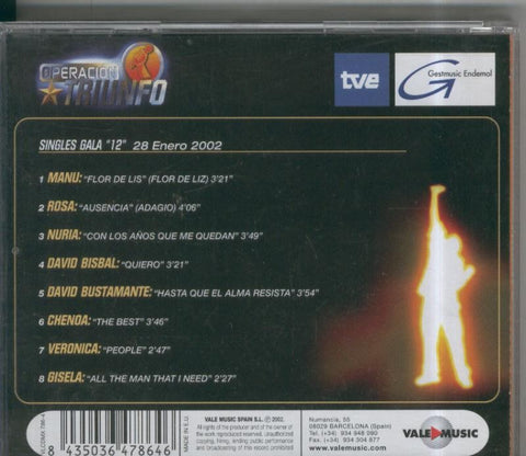 CD: Operacion Triunfo Gala numero 12 del 28.01.2002