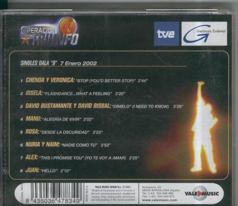 CD: Operacion Triunfo Gala numero 09 del 07.01.2002