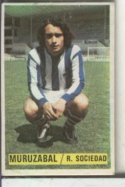 Cromos Ediciones Este: Liga 74-75: Muruzabal de la Real Sociedad
