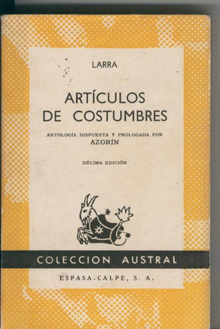 Austral numero 306: Articulos de costumbres