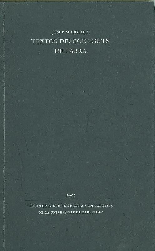 Textos desconeguts de Fabra