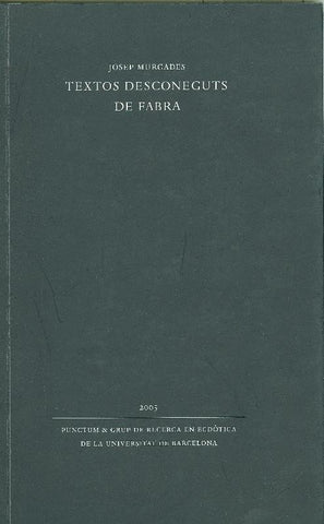 Textos desconeguts de Fabra
