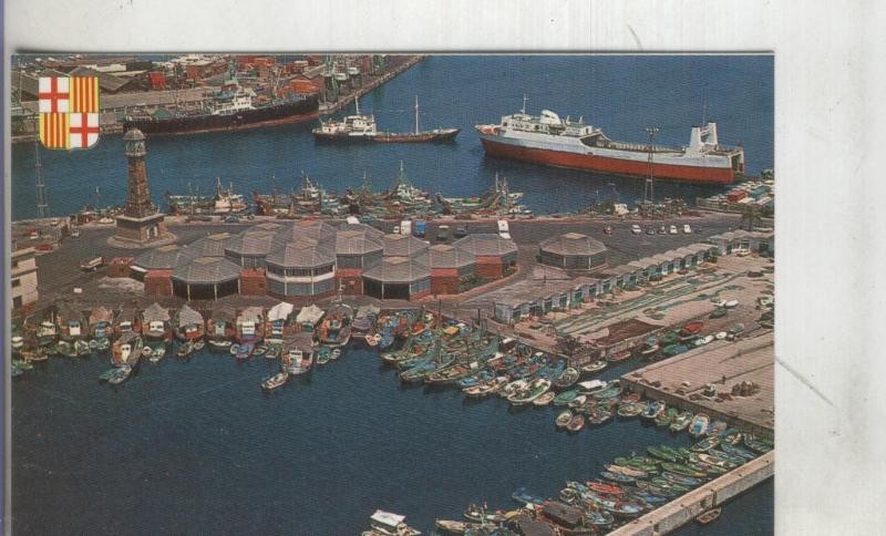 Postal 002742: Vista aerea del puerto de Barcelona 