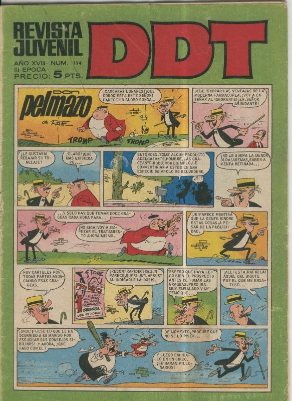 DDT tercera epoca numero 114 (roto pagina 11 por la mitad)