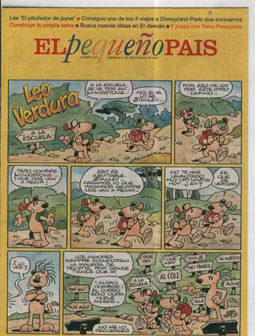 El Pequeño Pais numero 825: Los pitufos