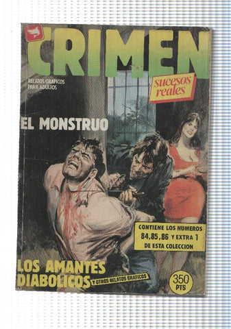 Crimen de Ediciones Zinco retapado numero  84,85,86,extra 1