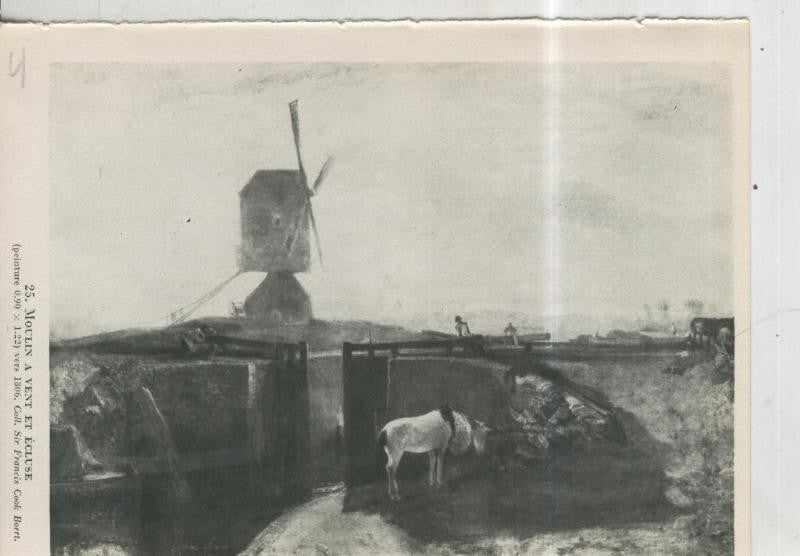 Turner lamina 04: Moulin a vent et ecluse