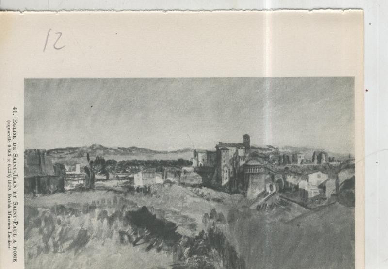 Turner lamina 12: Eglise de Saint Jean et Saint Paul a Rome