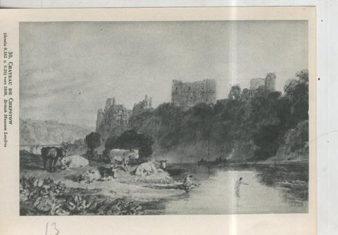 Turner lamina 13: Chateau de Chepstow