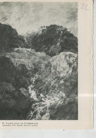 Turner lamina 22: Lande dans le Cumberland