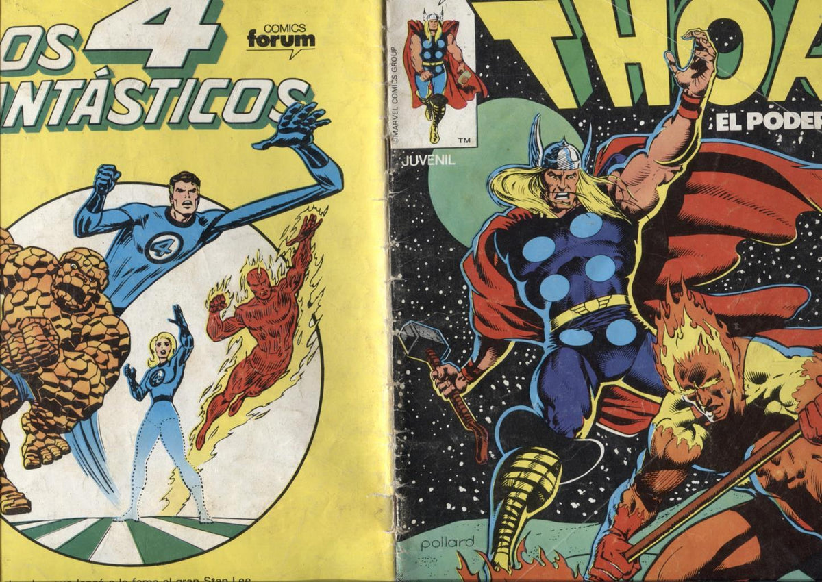 Thor el poderoso volumen 1 numero 03: (numerado 1 en trasera)