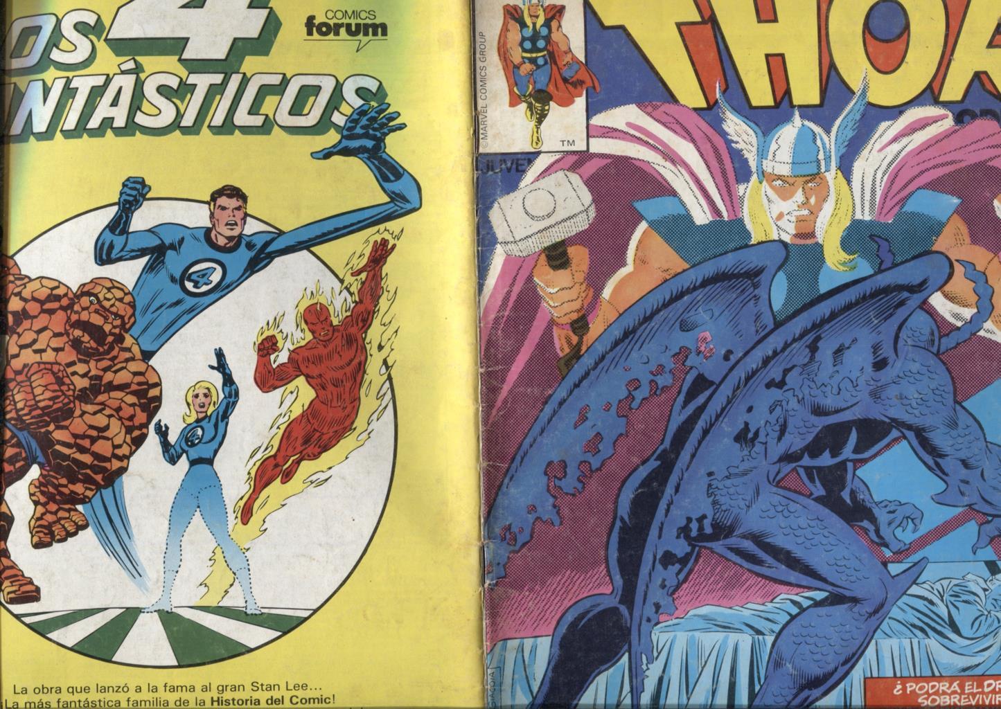 Thor el poderoso volumen 1 numero 04: (numerado 1 en trasera)
