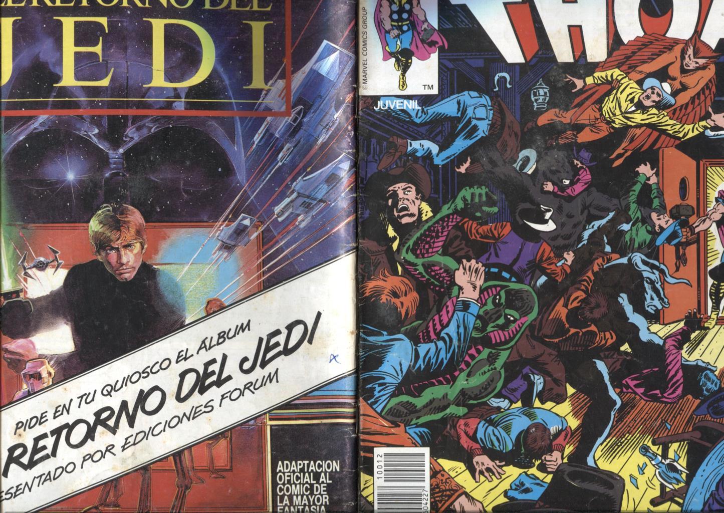 Thor el poderoso volumen 1 numero 12: (numerado 1 en trasera)