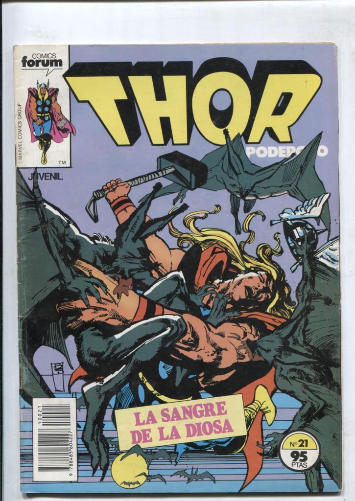 Thor el poderoso volumen 1 numero 21: (numerado 1 en trasera)
