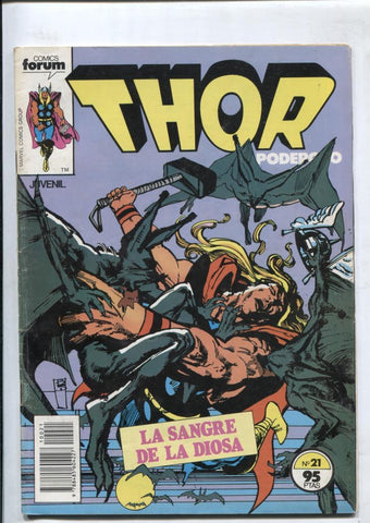 Thor el poderoso volumen 1 numero 21: (numerado 1 en trasera)