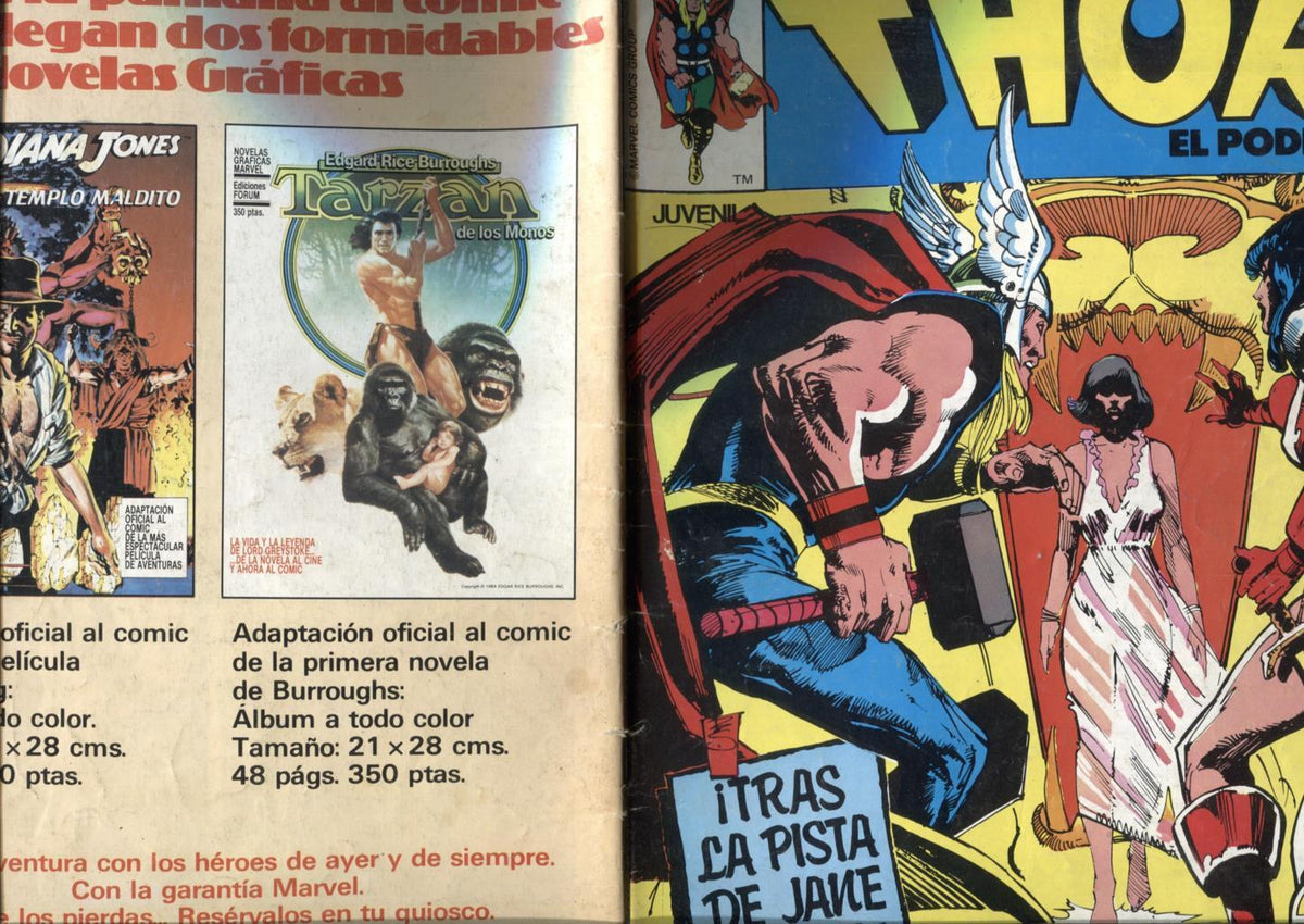 Thor el poderoso volumen 1 numero 23: (numerado 1 en trasera)