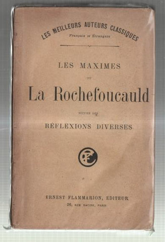 Les maximes de La Rochefoucauld