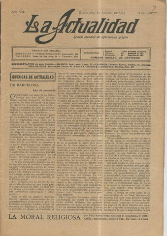 La Actualidad numero 368 (23.8.1913): Cronicas varias
