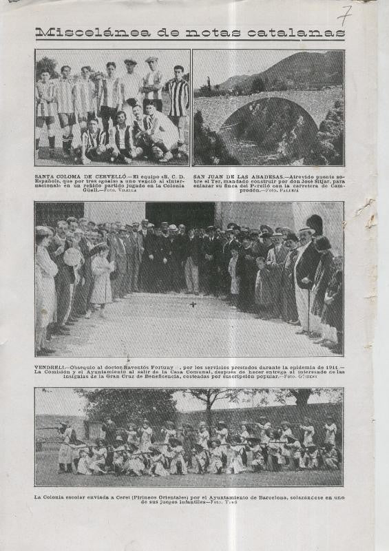 La Actualidad numero 368 (23.8.1913): Miscelanea de notas catalanas
